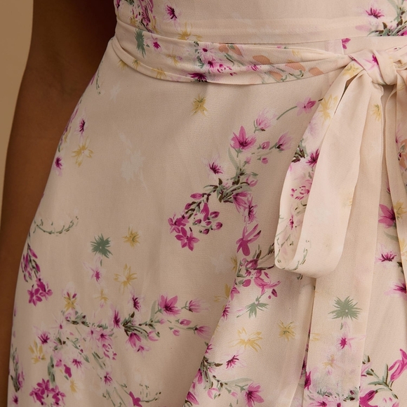 #3 Lulu's Pink Ruffled Off-Shoulder Sundress - Picture 2 of 8